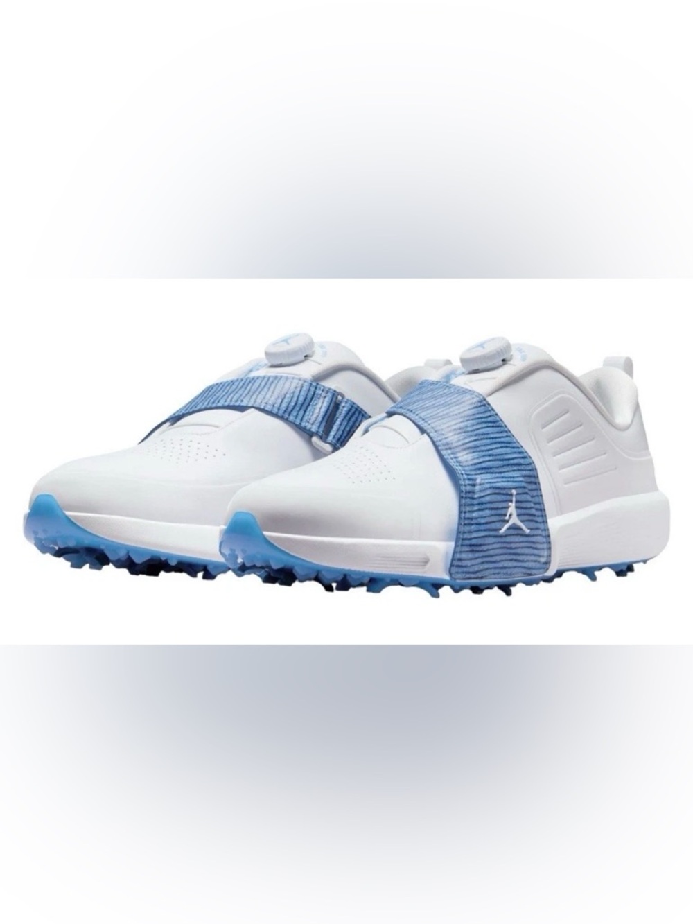 Nike Air Jordan Rev Golf Shoes White-University Blue UNC Sz 10.5 [FV6338-101]